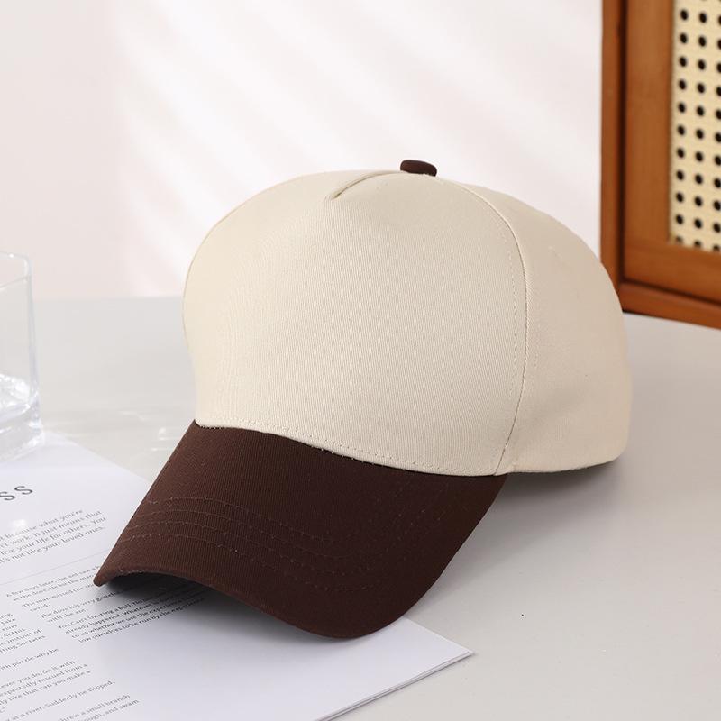 Unisex Color Block Baseball Cap: Stylish Five-Panel Sun Hat