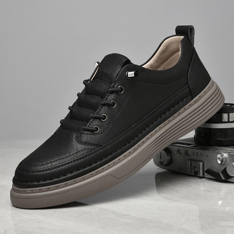Men's Shoes 2025 Summer New Lace-up-free Board Shoes Casual British Trend Sports Shoes