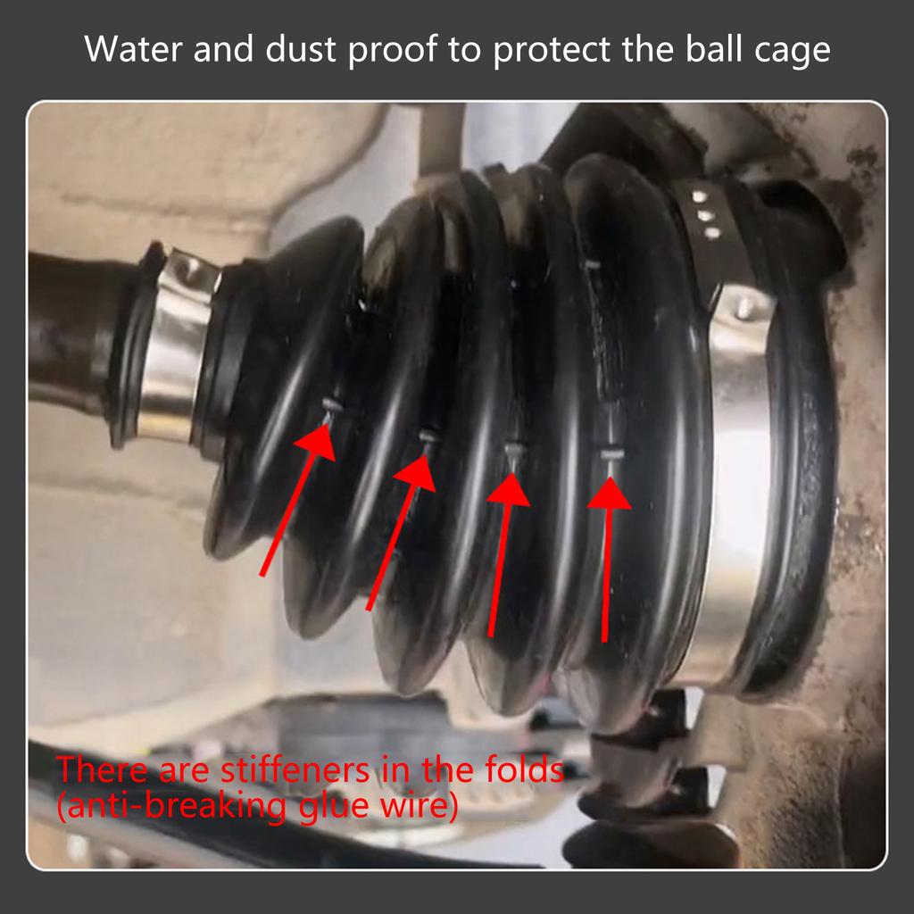 Universellt silikon CV-dammskydd/expander Anti-åldring Slitstyrka Dammskydd Uppgraderingar för Bil & Motorcyklar