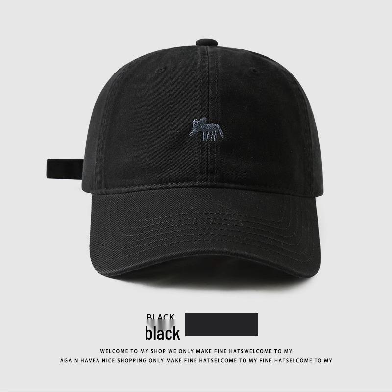 2025 Embroidered Little Fox Baseball Cap for Men & Women - Deep Brim, Sunshade, Breathable
