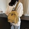 Multipurpose Corduroy Backpack Women 2024 New Style Large-capacity All-matching Chest Bag Travel Small