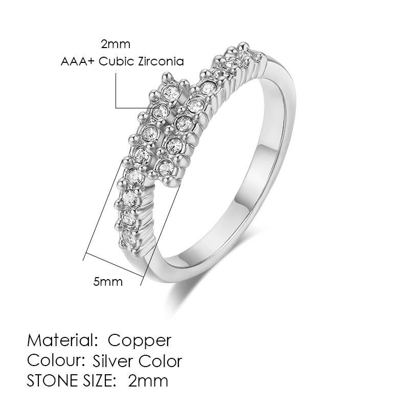 ZHOUYANG Ring For Women Simple Style Thin Rings Micro-inserts Cubic Zirconia Austrian crystal Fashion Jewelry R421 R062