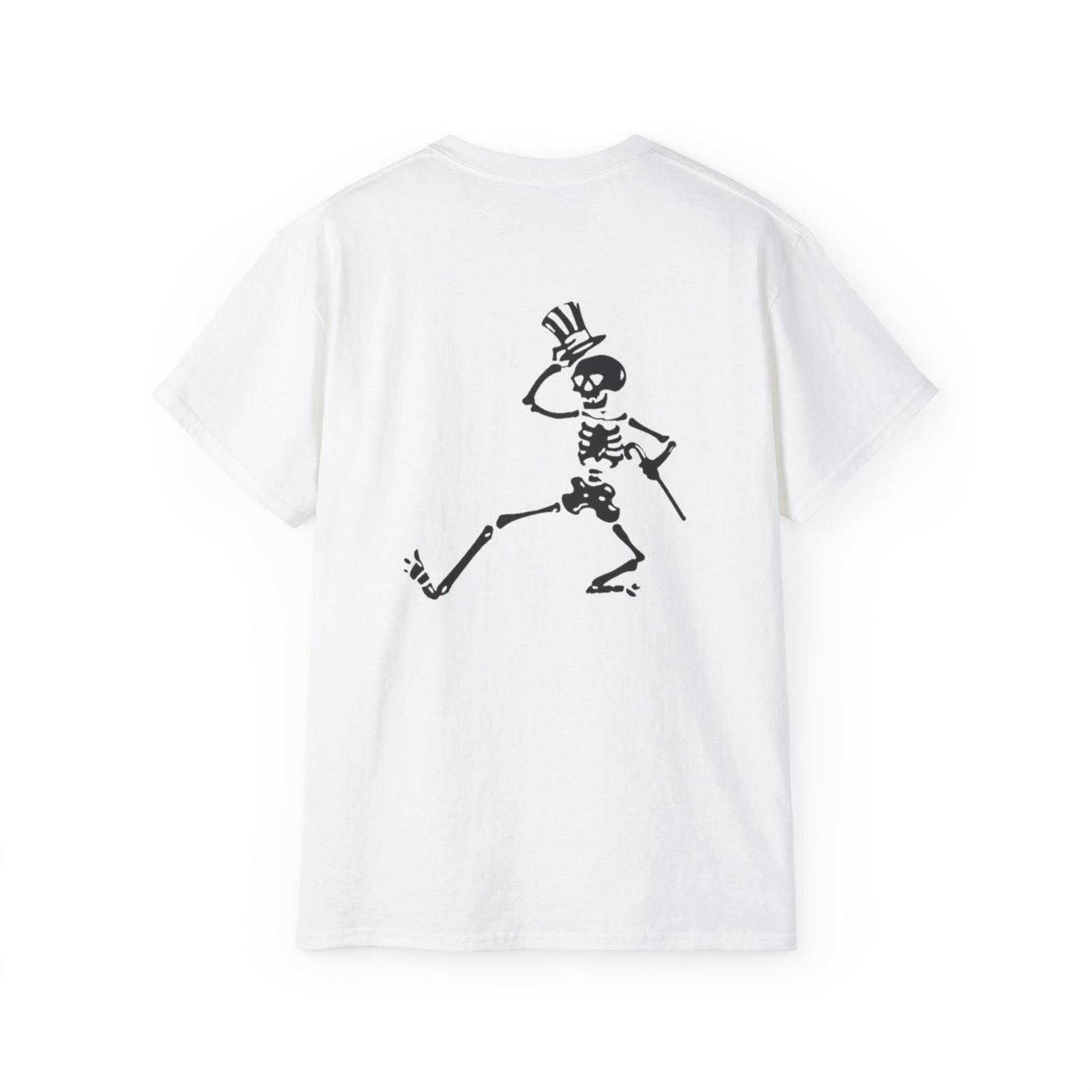 

Grateful Dead Dancing Skeleton Top Hat Ultra Cotton Tee Colors Shakedown Garcia 5XL різнокольоровий