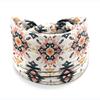 European American Women's Hair Band African Print Pattern Wide Edge Elastic Knot Sports Yoga Headband Women's Headwear Hair