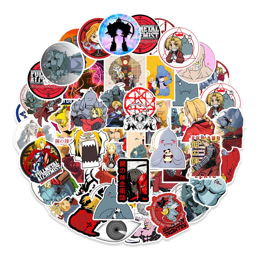 50 Japanese Comics: Jinyi Graffiti Stickers Car Suitcase Mobile Phone Water Cup Decoration Stickers