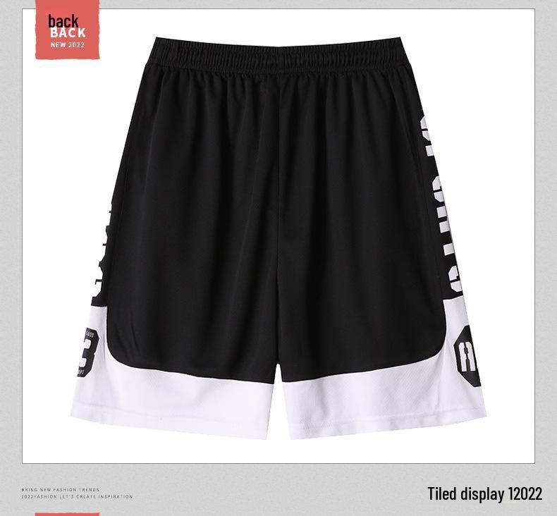 Herren Übergröße Schnelltrocknende Sommer Sportshorts für Fitness & Basketball
