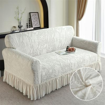 Elastic Sofa Cover Non-slip Skirt Sofa Cover Dustproof Anti-Fouling Suitable for Bedroom Office Living Room Home Decor