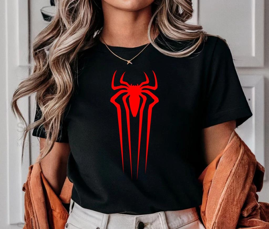 Personalised T-shirt, Custome Design Gift for Man Women Tee, Spider S
