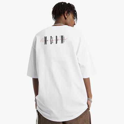Medm Kass Trendy T-Shirt Short-Sleeved Men'S And Women'S Couples Loose And Versatile Casual Street Half-Sleeved Design Sense Summer