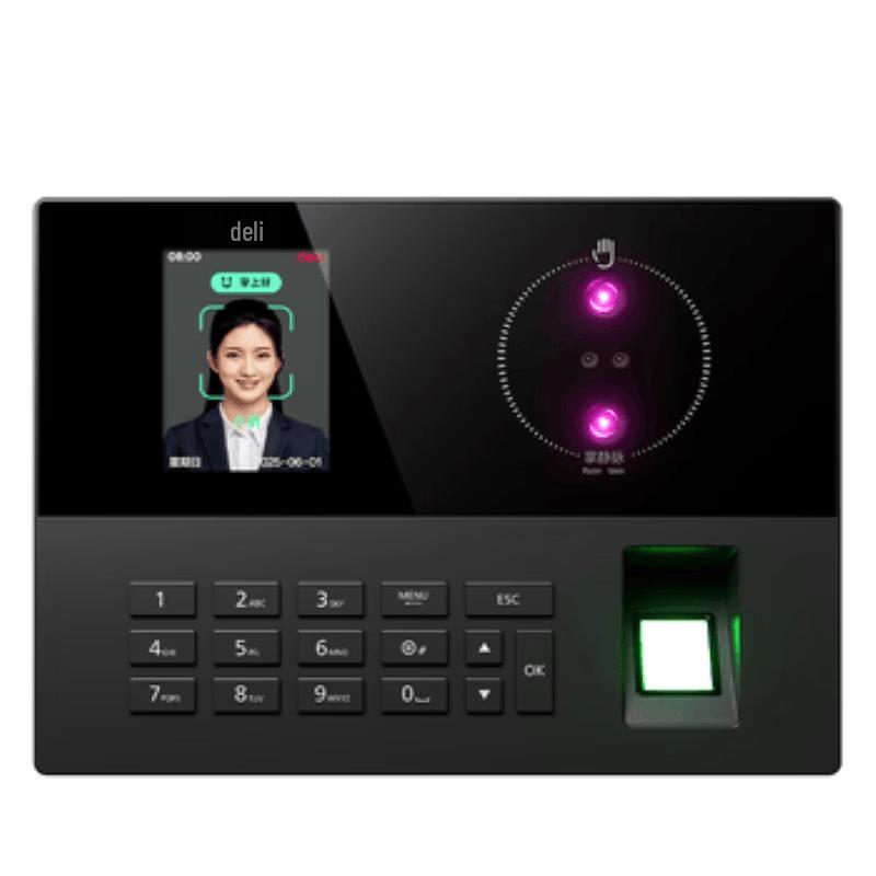 Deli AH23C Biometric Time Attendance Machine CN plug (adapter included)