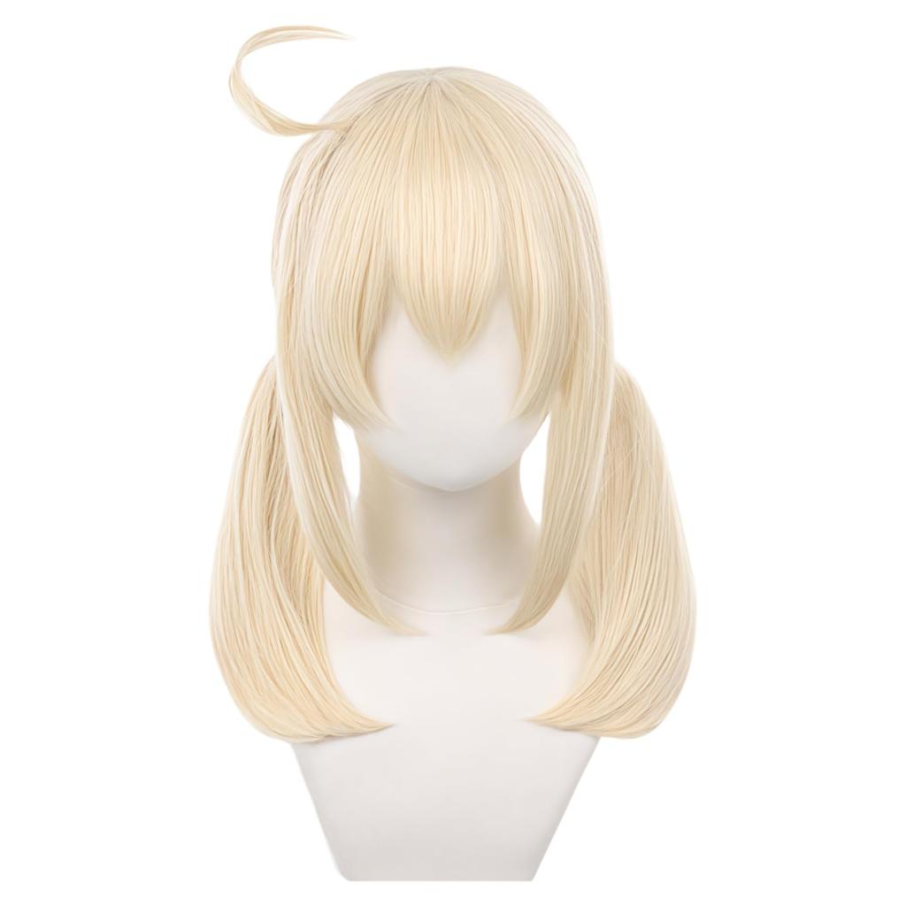 Genshin Impact Clay Wig, Cosplay Wig with Dedicated Net, Heat Resistant, for Events, School Festivals, Cultural Festivals, and Photo Shoots, Mondo