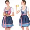 Oktoberfest Plain Dress Costume For Women Featuring Charming Vintage Style Design