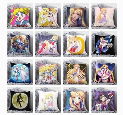 Anime Animacinis Herojė Mėnulis Spausdinta Pagalvės Užvalkalas Sofai Namų Dekoras Pagalvės Užvalkalas