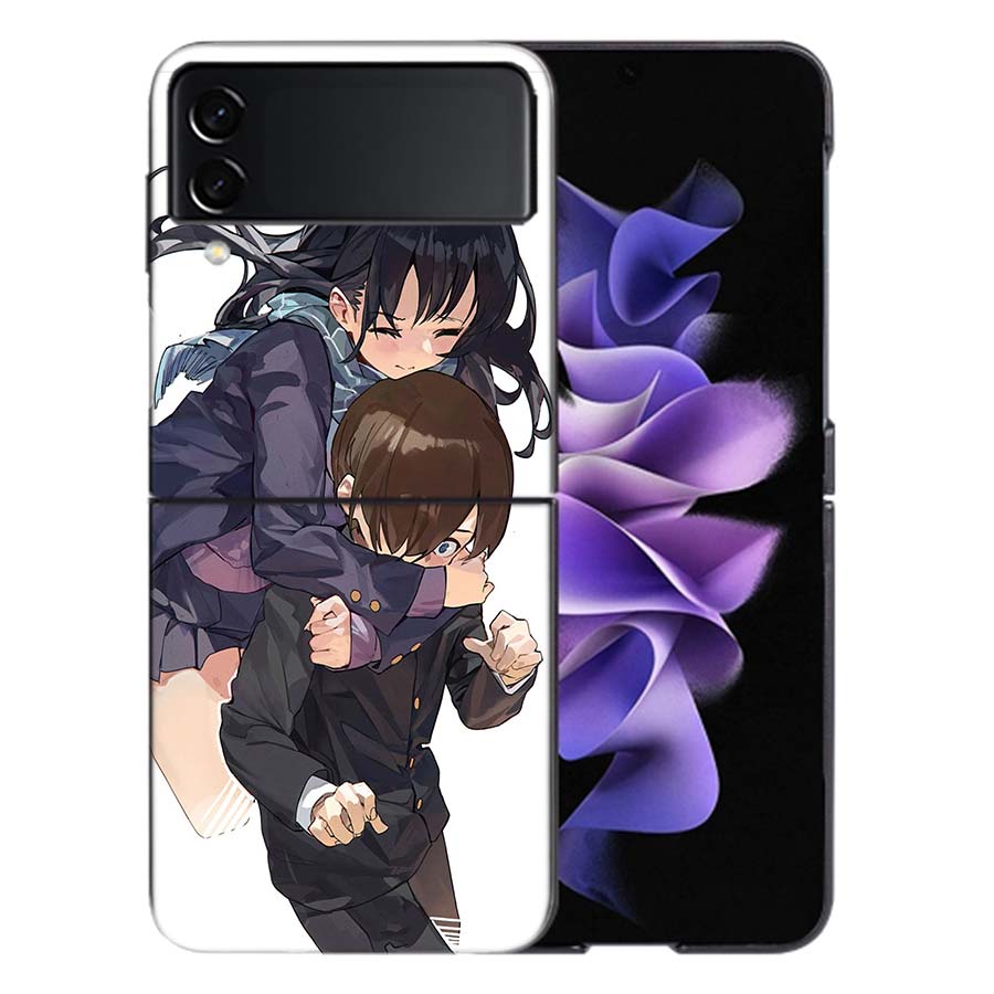 Yamada Anna Coque For Samsung Z Flip7 6 Galaxy Case Shockproof Z Flip5 Z Flip3 4 5G Hard Cover Phone TPU PC Hard Funda