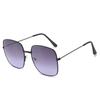 Metal Large Frames Square Sunglasses Female's Designer Fashion Sun Spectacles Lady Outdoor Travel Eye Spectacles UV 400 Protection Oculos De Sol