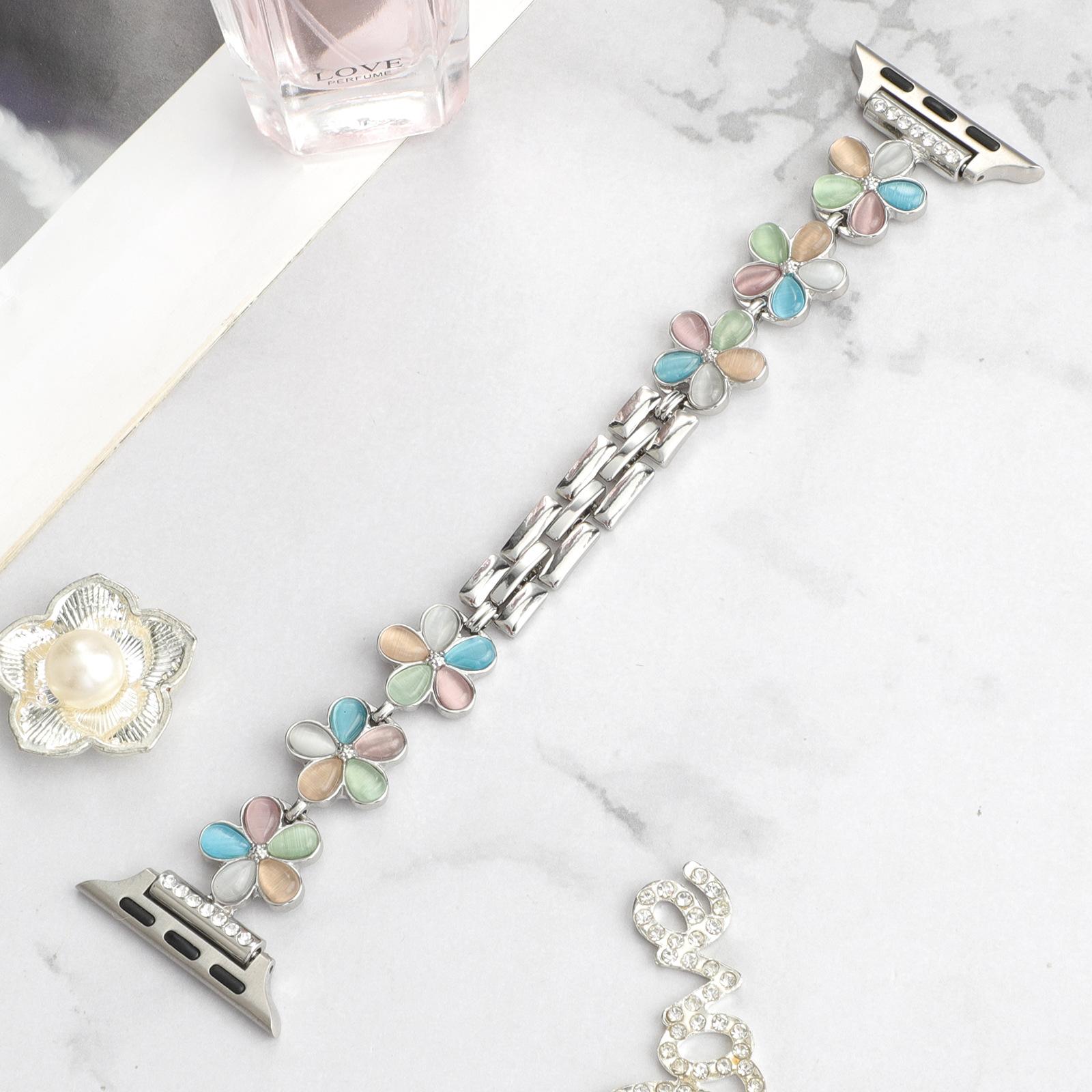 

Ремешок для часов подходит для Apple Clover с металлической цепочкой Niche Iwatch9 ремешок для часов Apple Watch ремешок для часов 38/40/41