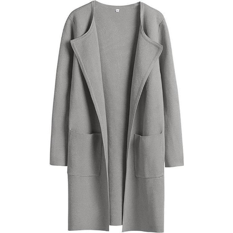 Winter Woolen Coat for Women Lapel Comfort Casual Autumn Autumn Autumn
