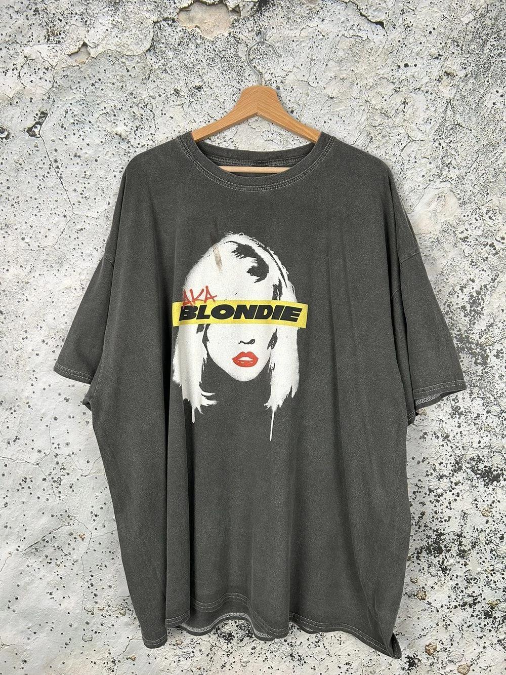 Blondie Rock Band Tee Graphic Rare Black Unisex Tshirt For Men Women KH8480 S