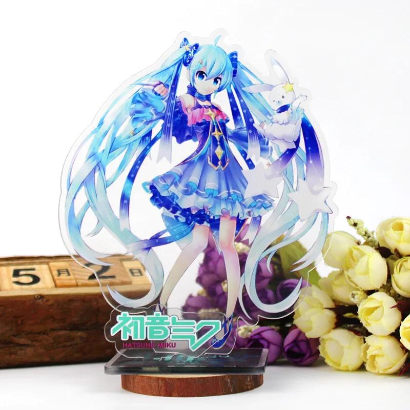 29 Types Hatsune Miku Anime Figure 16Cm Acrylic Key Chain Ornaments Presents Pendant Buckle Two-Sided Hatsune Miku Model TOYS Gift
