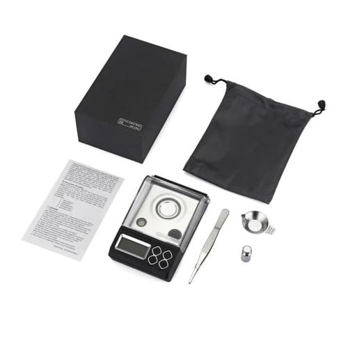 Digital Scale, 0.001g Digital Counting Carat Scale, 20g, 30g, 50g, 0.001g Precision Portable Electronic Jewelry Scale, Gold Germ Pharmaceutical Balanc