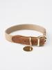 BANDALPET [Crayon] Collar, Name tag-BEIGE