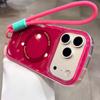 for  Candy Color Contrast Lanyard Case for For Iphone 17 16 1 14 Pro Max 13 12 Air Hand Wrist Strap Bumper Shockproof Cover