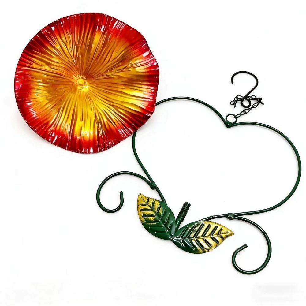 Heart Shape Hanging Bird Feeder Retro Bird Water Drinker Bird Feeding Station  Various Pet Birds