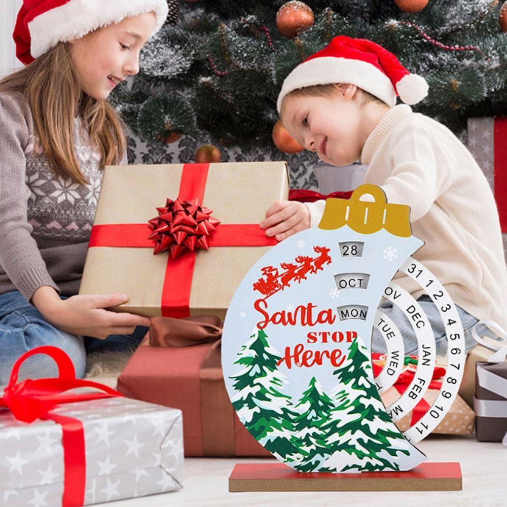 Santa Claus Christmas Countdown Calendar Cartoon Christmas Advent Calendar Holiday Party