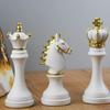 Chess Pieces Statue Sculpture Ornament Collectible Figurine Furnishing Home Contemporary Office
