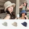Summer Grid Fisherman Hat With Wide Brim And Breathable Canvas For Sun Protection