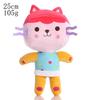 Cute Gabby's Dollhouse Plush Pandy Paws MerCat Cakey Cat Kitty Fairy DJ Catnip Baby Box Cat Soft Stuffed Cartoon Cat Toys for Kids Fans Birthday Gift
