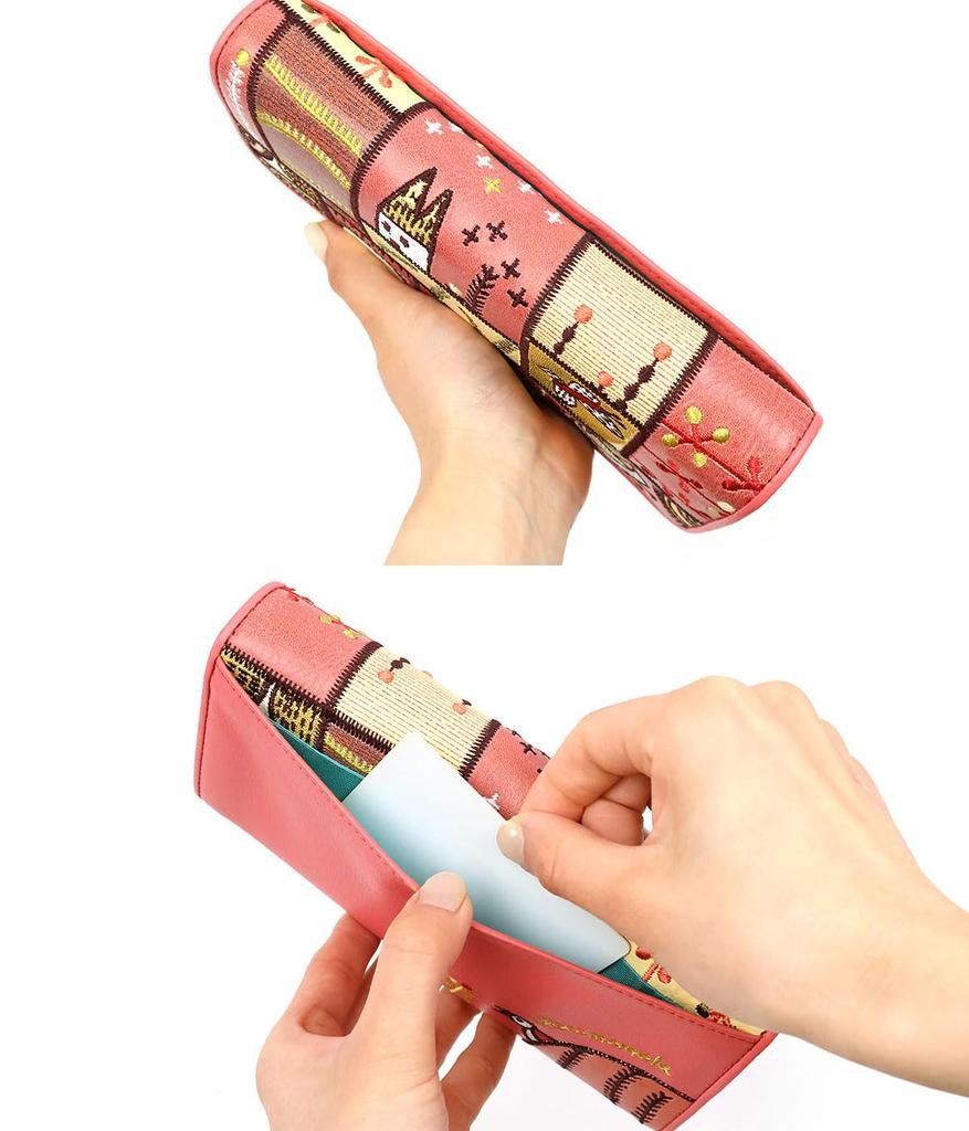 Campo 2 Long Wallet with Flap Closure 5388012 [Hocomomola] (Pink (32))