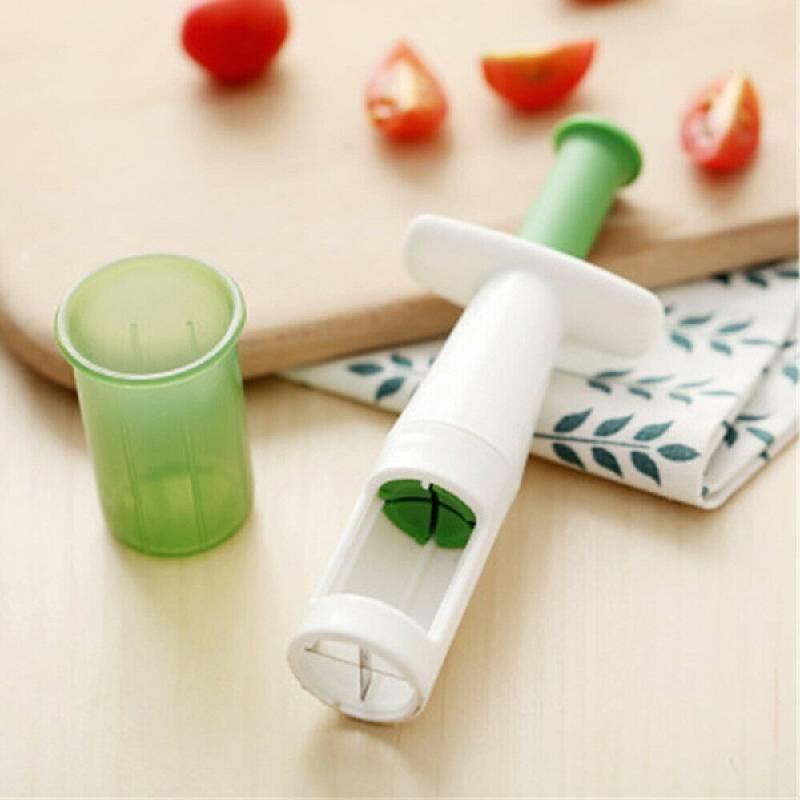 Grape Cherry Slicer Cutter Tool Auxiliary Baby Kitchen Food Fruit Vegetable