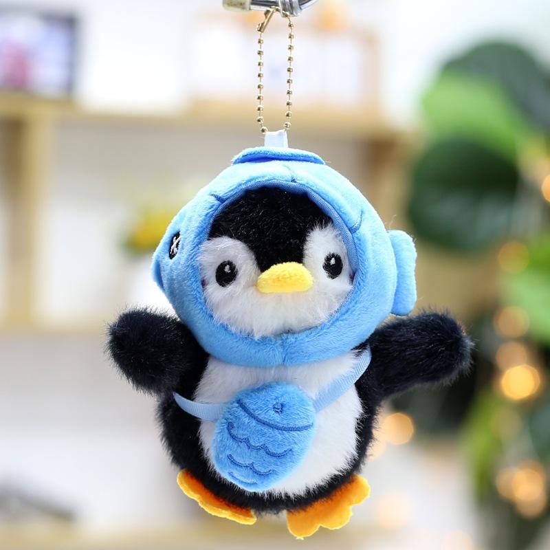 

Милый маленький пингвин кулон плюшевая игрушка кукла мультфильм сумка подвесной брелок тряпичная кукла кукла 13cm