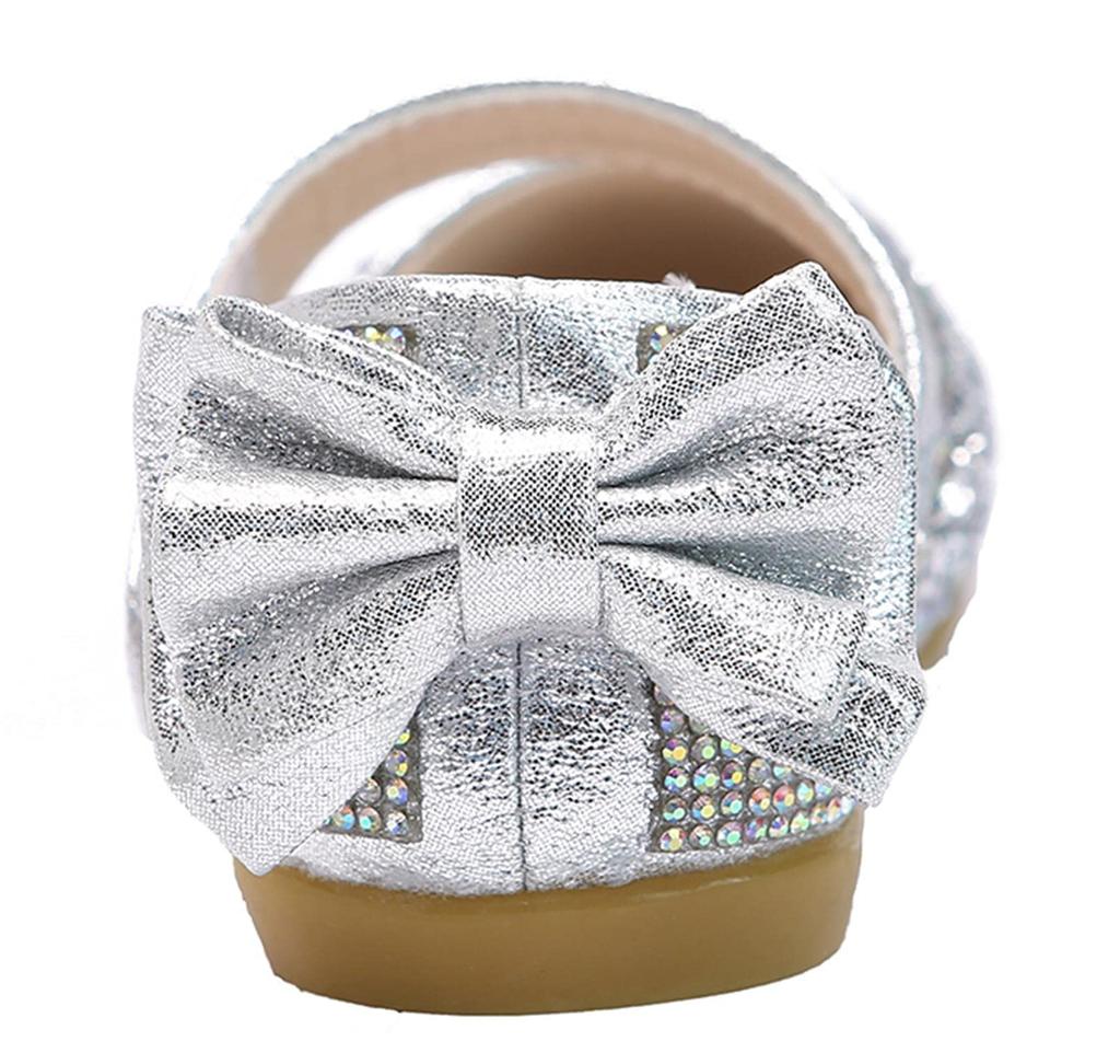 Scarpe Formali per Abito Presenza Nastro Scintillante Compleanno 19cm [WUIWUIYU] Bambini, Ragazze, Scarpe, Bambini, Scarpe, Decorazione, Leggere, Traspiranti,