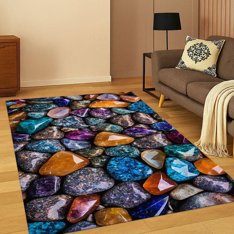 

Cobblestone Stone Natural Scenery Carpet Rug for Bedroom Living Room Sofa Playroom Doormat Home Decor,Kid Game Area Rug Non-slip 40cm x 60cm