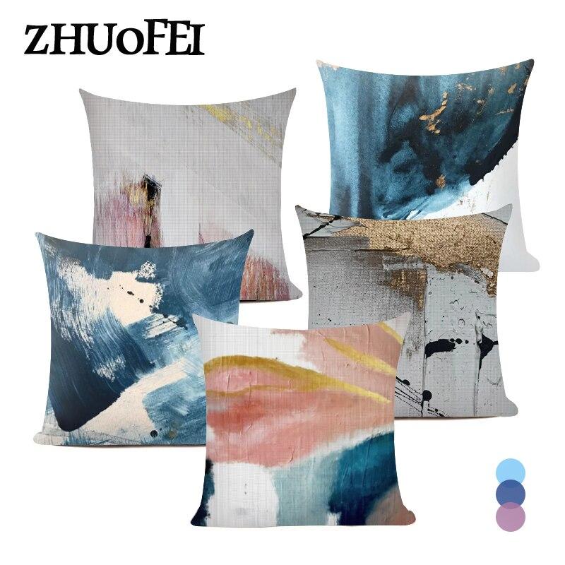 Home Pillow covers decorative Abstract oil painting Cushion cover