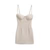 Spicy Girl Strapless Dress: Women's Sexy Slim Fit Bodycon with Bra Pad
