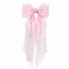 Multicolor Trailing Bowknot Safety Pin with Pin Double Layer Bowknot  Wedding Dresses