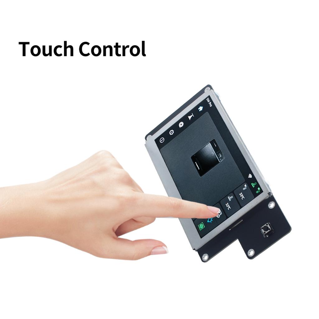 3D Printer Touch Screen Assembly Fit for FlashForge Adventure 5M Pro 4.3in LCD Display Panel Driver Board Replacement Control Component