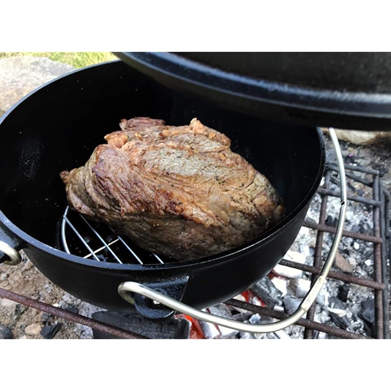 CAMPING MOON Dutch Oven Inner Net with Bottom Netting (Camping Equipment, Cookware, Cutlery) (10-inch, W21)