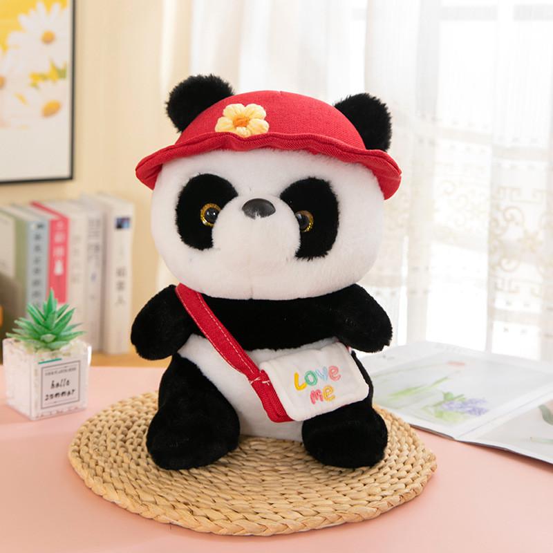 Adorable Panda Plush Toy Cuddly Soft Stuffed Animal Pillow Perfect Gift For Kids Girls Room Decor