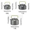 Anti-scalding Handle Camping Coffee Kettle Aluminum Zinc Zinc Alloy Water Boilers  Tableware