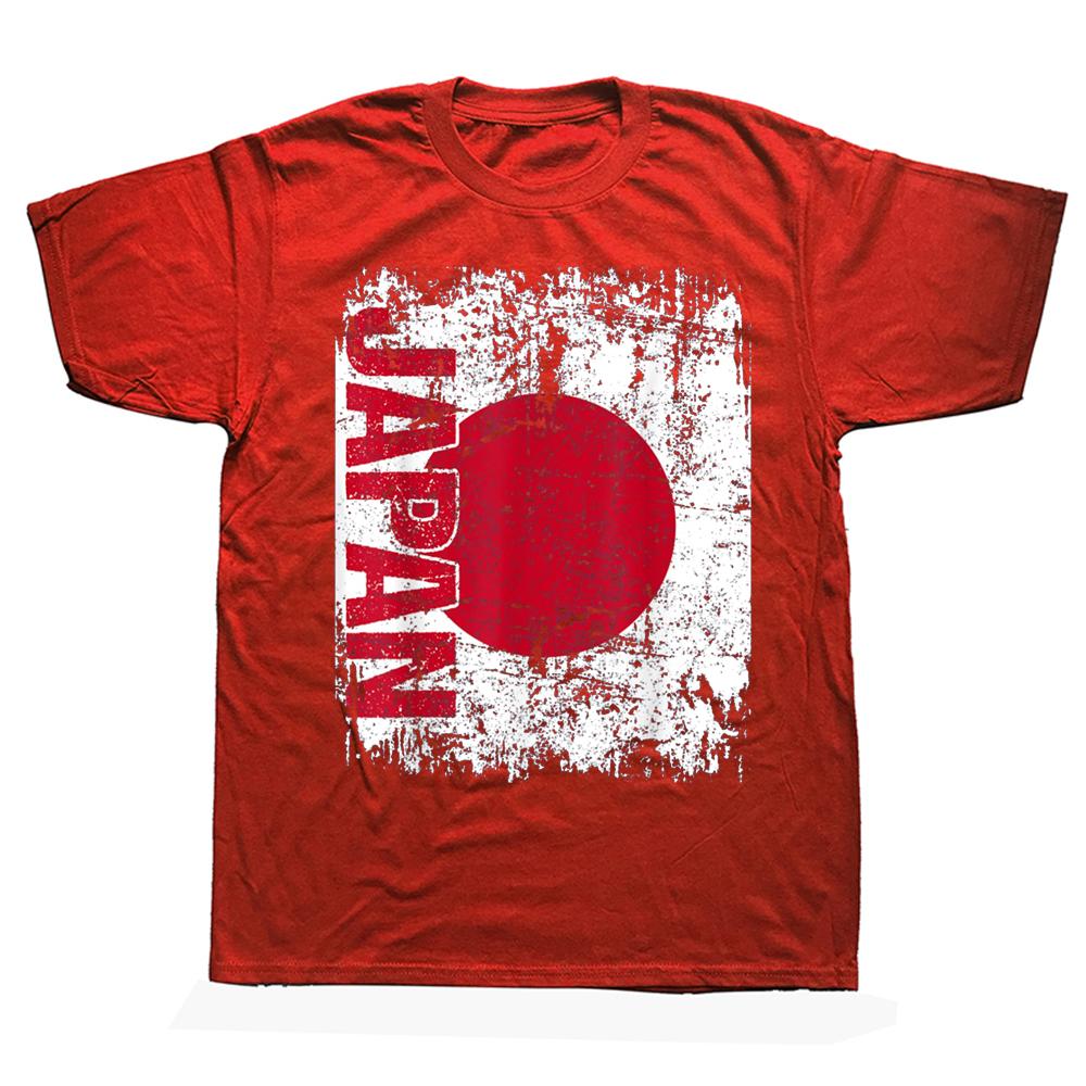 Funny JAPAN JAPANESE Flag Vintage T Shirts Summer Graphic Cotton Streetwear Short Sleeve Birthday Gifts T-shirt Mens Clothing