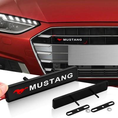 1Pcs Car Decorative Light LED Front Hood Grille Emblem Badge Decor For Focus Mk2 Mk3 Fiesta Ranger Mondeo S-MAX Kuga Mustang Auto Goods