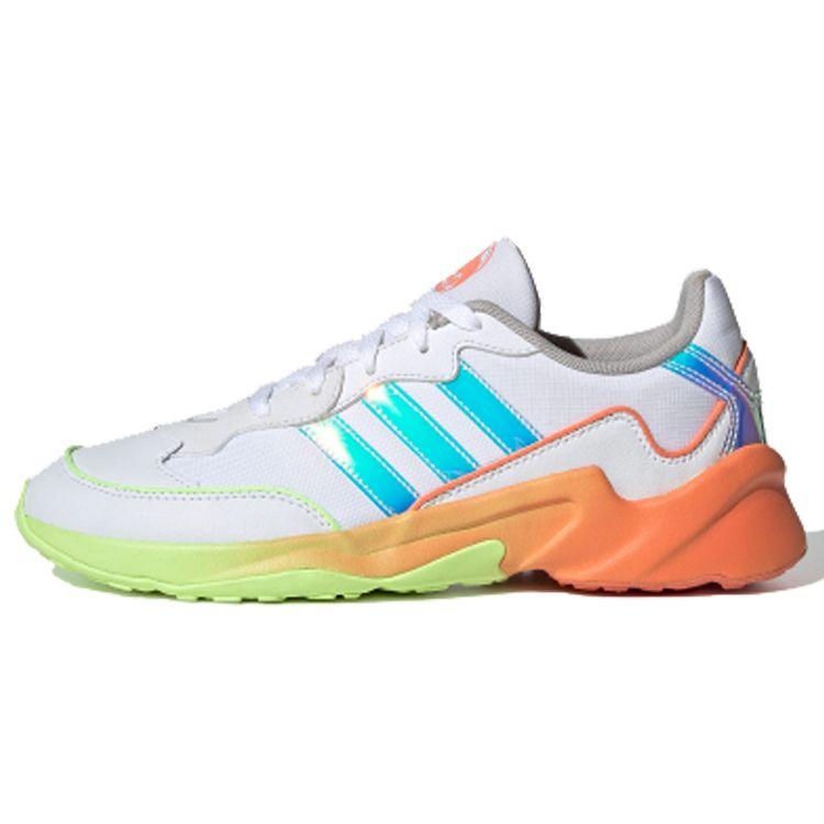 Adidas Neo 20-20 FX Honor Of Kings Versatile Comfortable Shock Absorption Low-Top Marathon Running Shoes Women sneaker Coral-Pink FV6104