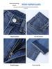 Women's 2025 Tencel High-Waisted Wide-Leg Cropped Jeans - Summer Thin, Straight, Loose, Drapey, Slimming Pants