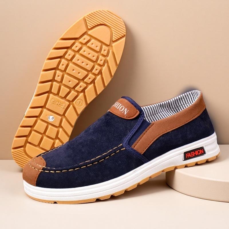 

Весна 2025 новые мужские парусиновые туфли с круглым носком дышащие легкие прогулочные туфли низкие закрывающие стопу четыре сезона 39
