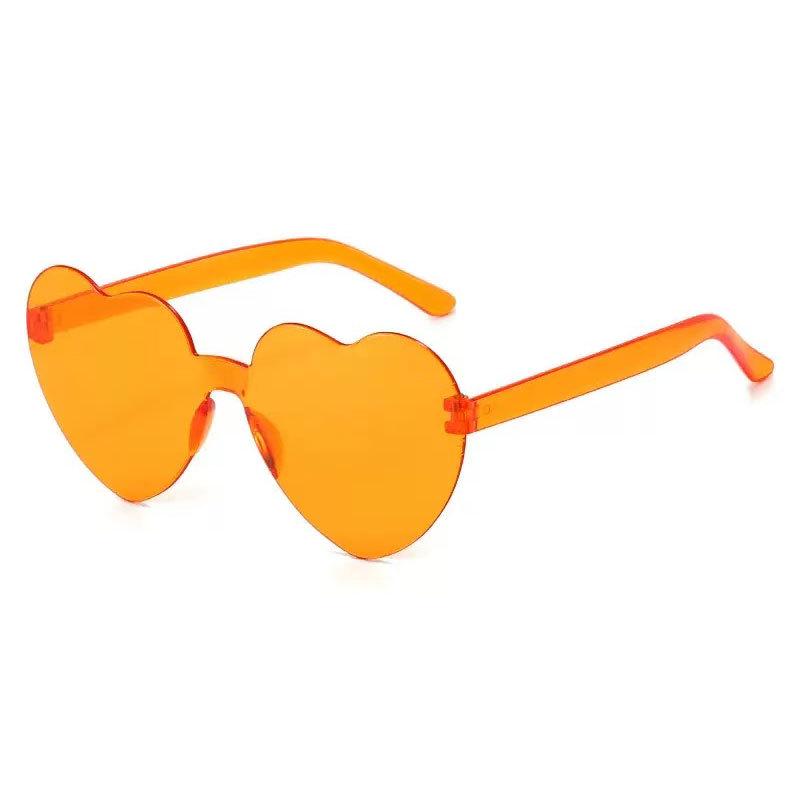 Flame Sunglasses - Trendy Frameless UV Protection Candy Color Shades for Dance Parties