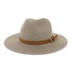 Nuovo Taglia Grande 59-60CM Cappello Panama Cappelli Estivi da Sole per Donna Uomo Esterno Spiaggia Paglia Cappellino Protezione UV Chapeau Cappello Jazz Trilby